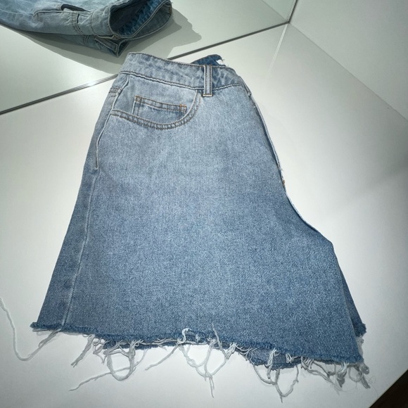 Forever 21 Denim High Rise Cutoff Shorts - Picture 3 of 4